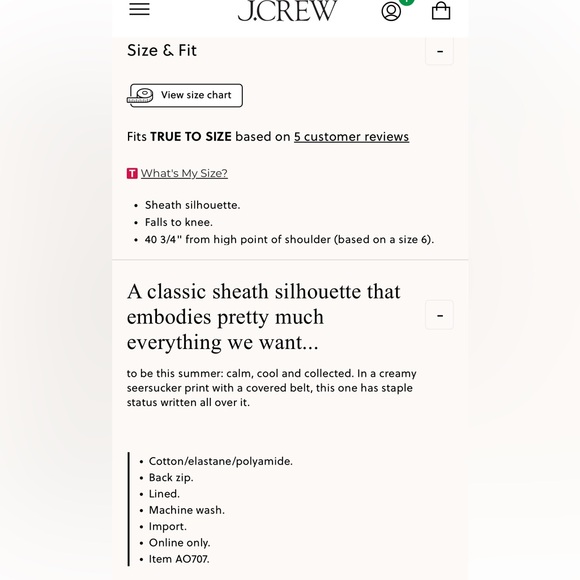 J. Crew Belted Dress in Stretch Seersucker • “Saffron Pink” • Size 2 - Picture 3 of 3